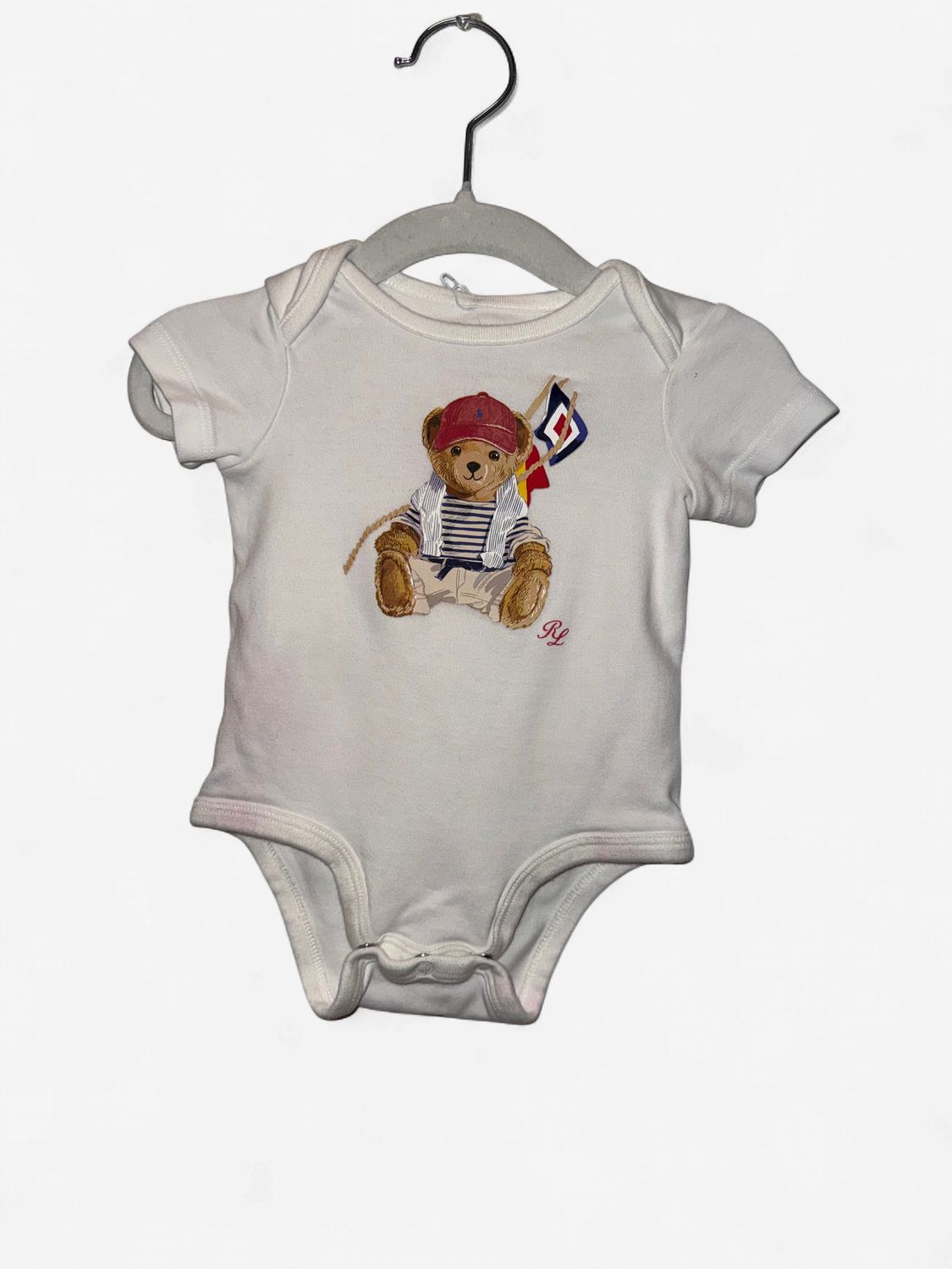 Used - Ralph Lauren - Short Sleeve Onesie - 3M - PWE5166