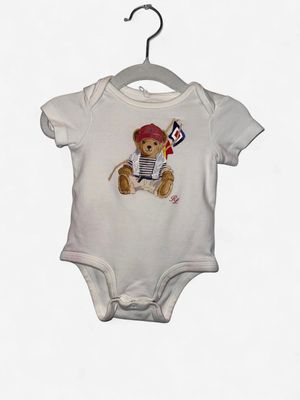 Used - Ralph Lauren - Short Sleeve Onesie - 3M - PWE5166