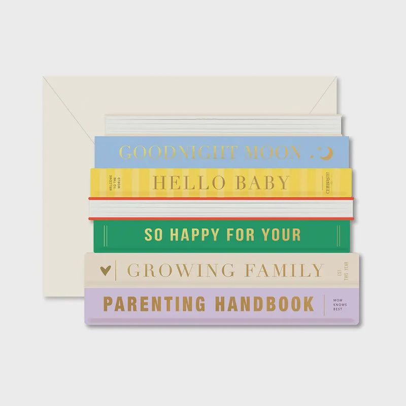 Greeting Card - Baby Books