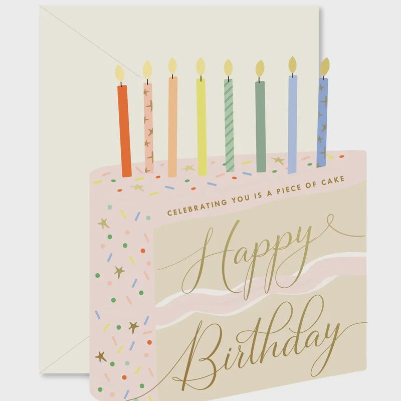 Greeting Card - Piece of Birthday Cake