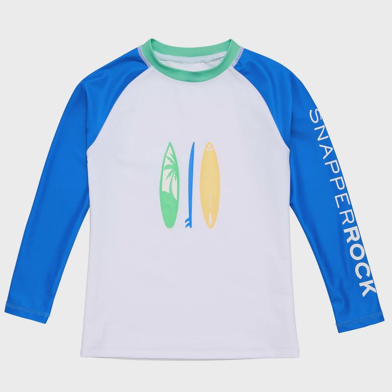 Long Sleeve Rash Guard - Breakwater Beach