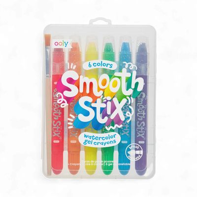 Smooth Stix Watercolor Gel Crayons - Set of 6