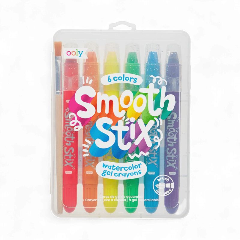 Smooth Stix Watercolor Gel Crayons - Set of 6