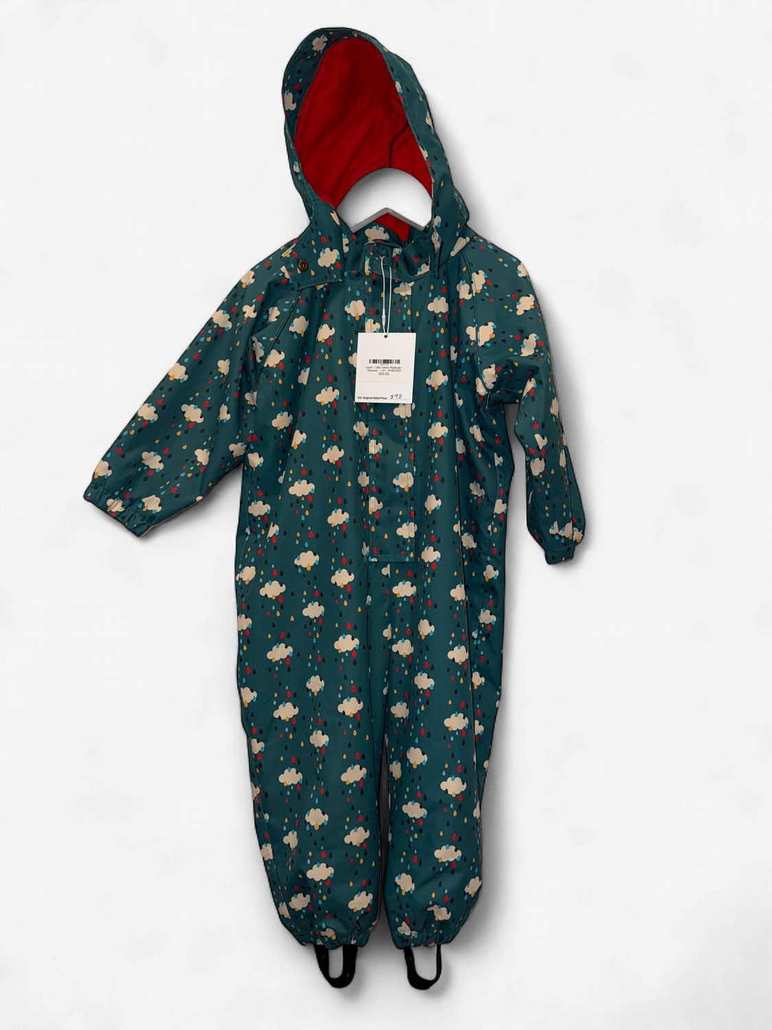 Used - Little Green Radicals - Rainsuit - 1-2Y - PWE5392