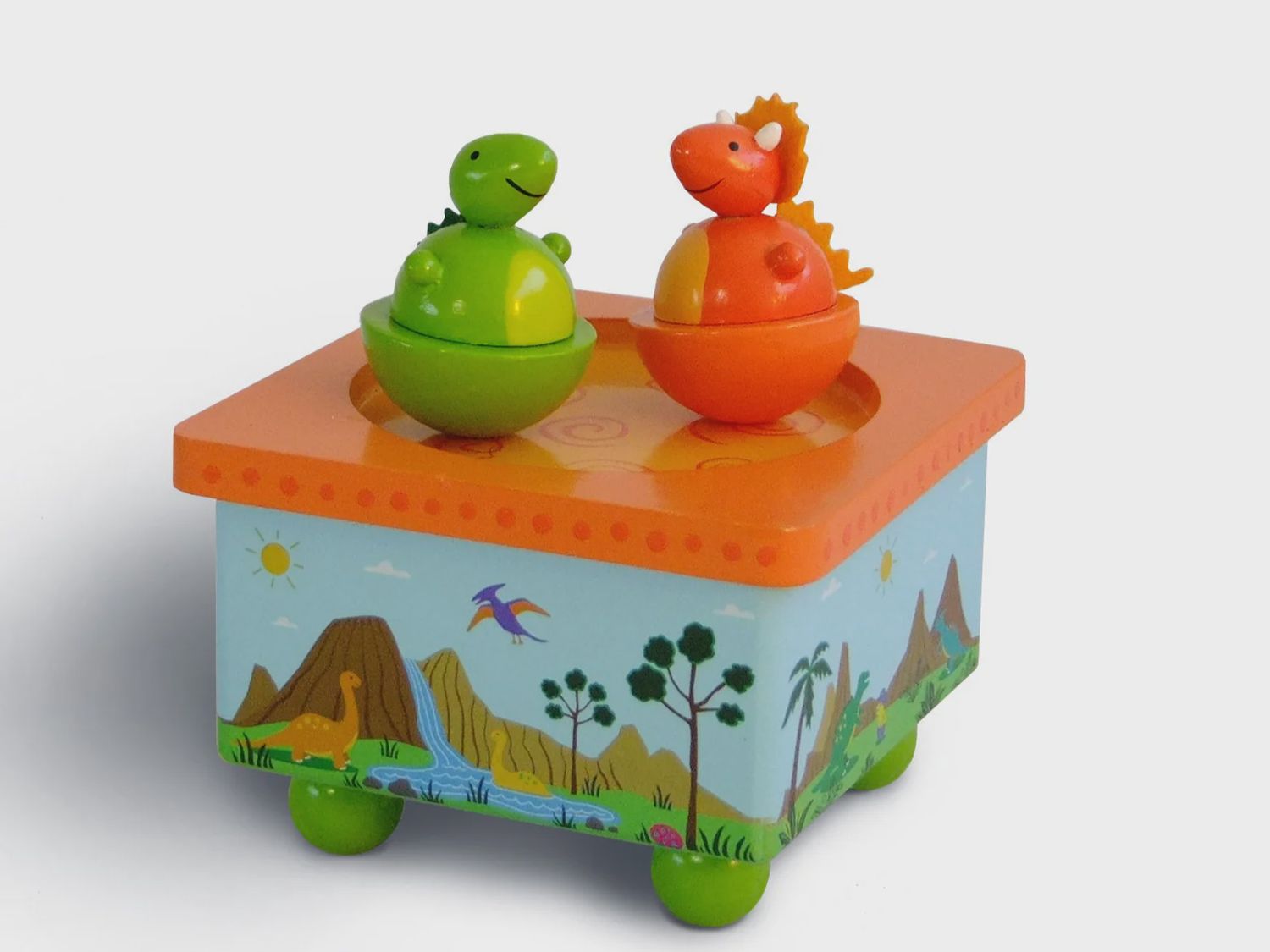 Dancing Dino Music Box