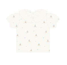 Charlotte Top + Bloomers Set - Natural Boats