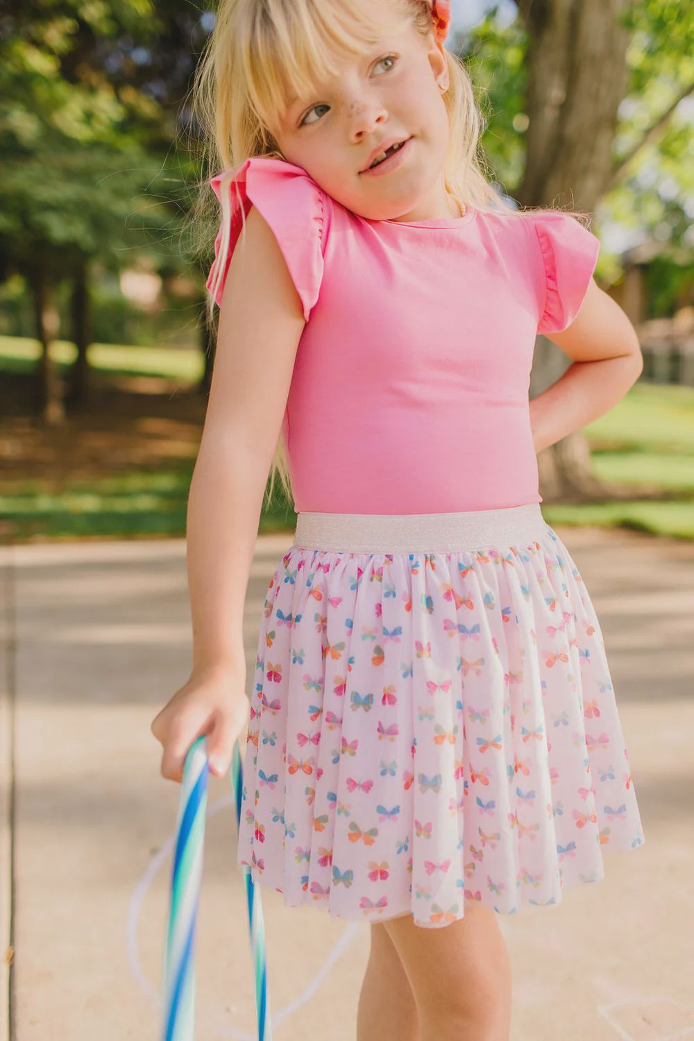 Tulle Skirt - Rainbow Butterfly