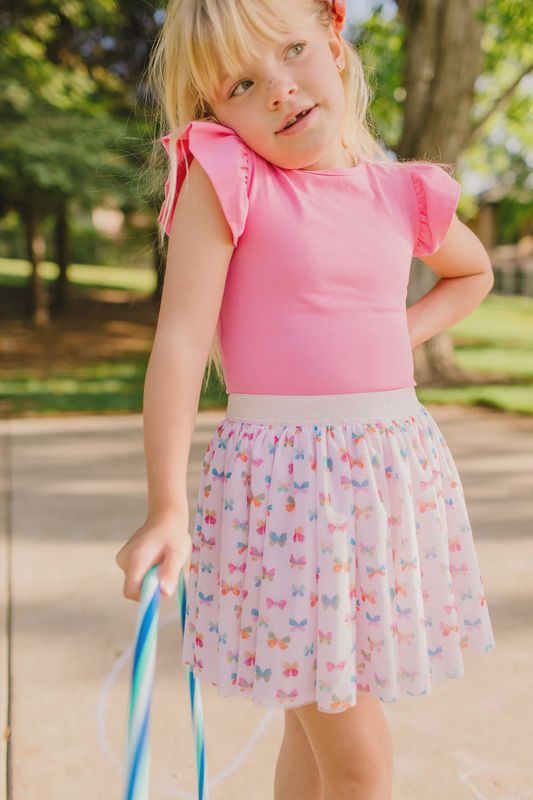 Tulle Skirt - Rainbow Butterfly