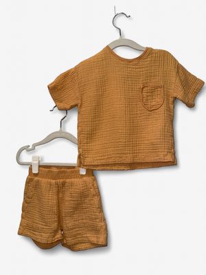 Used - Zara - Short Sleeve Set - 12-18M - PWE5468