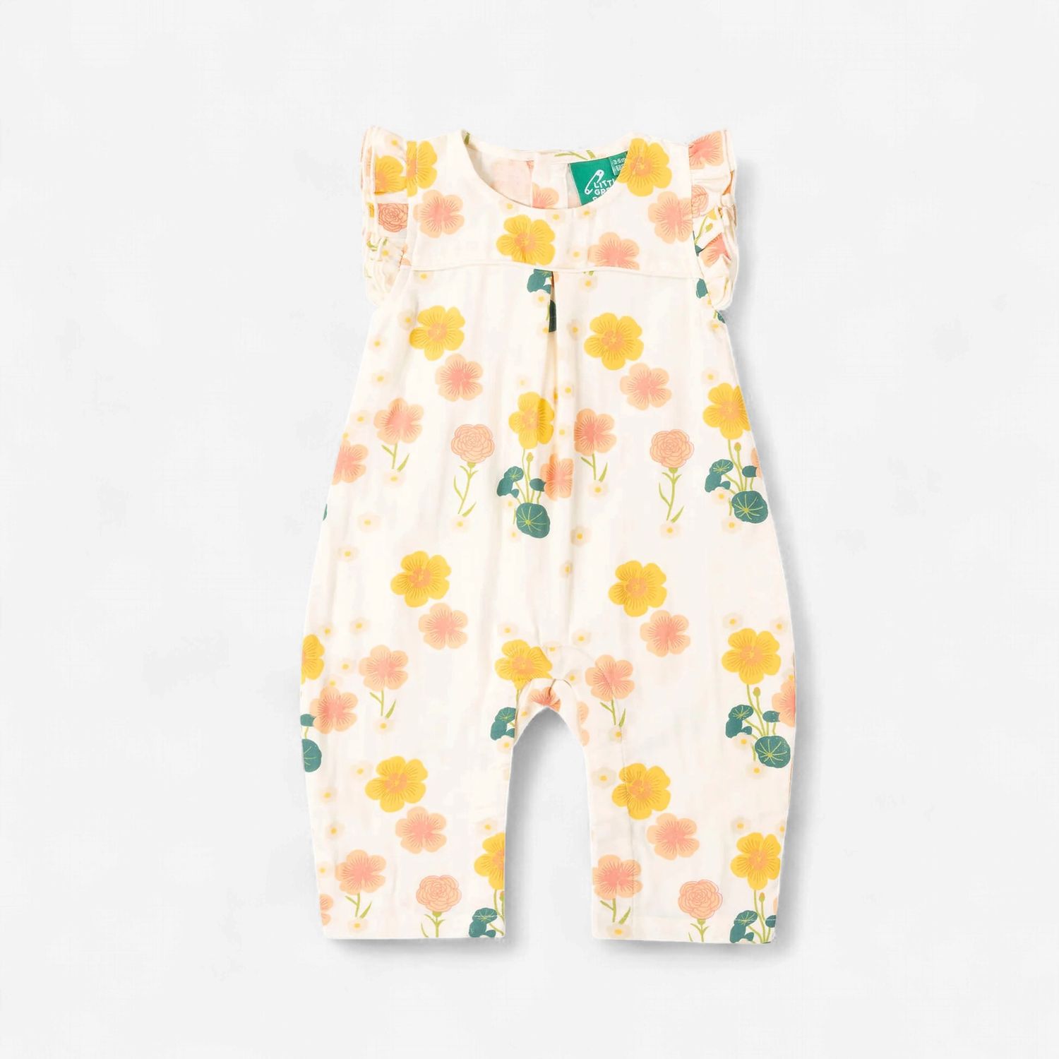 Frill Summer Romper - Flora