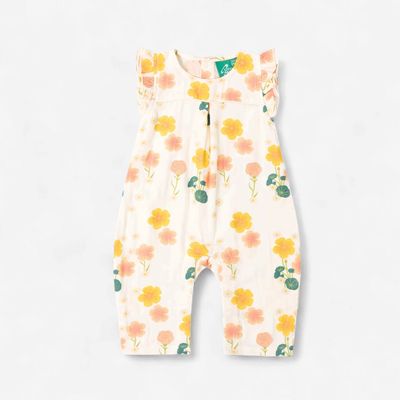 Frill Summer Romper - Flora