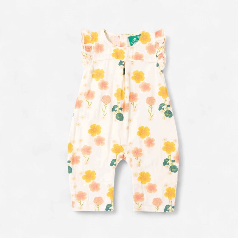 Frill Summer Romper - Flora