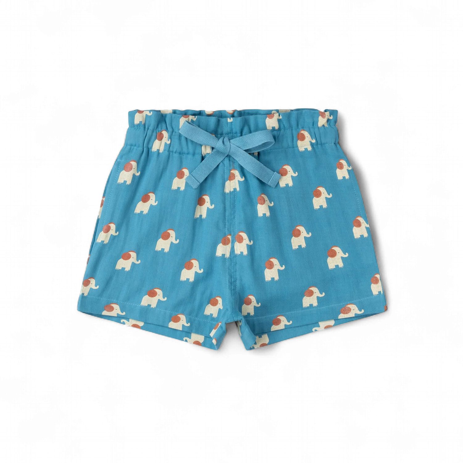 Organic By The Sea Shorts - Blue Elephants