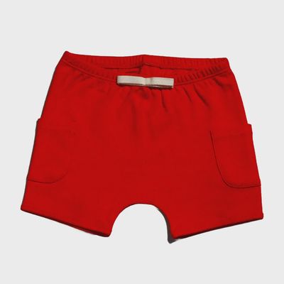Cotton Shorts - Engine Red