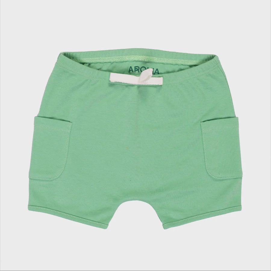 Cotton Shorts - Grass Green