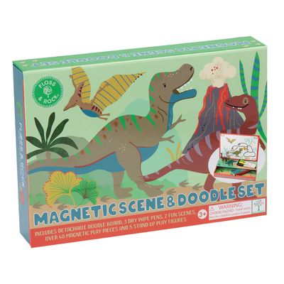 Magnetic Scene and Doodle Set - Dino