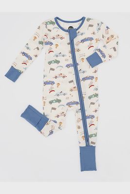 Baby Convertible Zip Pajama - Little Racer Baby Convertible Zip Pajama - Little Racer