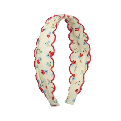 Martha Ditsy Scalloped Headband Martha Ditsy Scalloped Headband