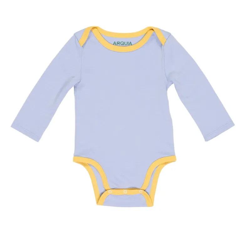 Baby Long Sleeve Bodysuit - Light Blue