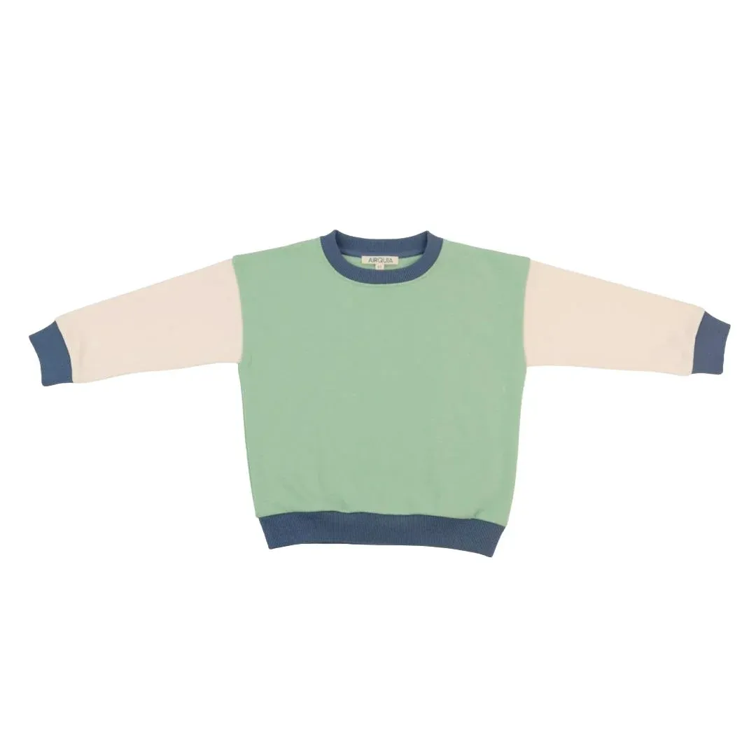 Kids Crewneck Sweatshirt - Green Trio