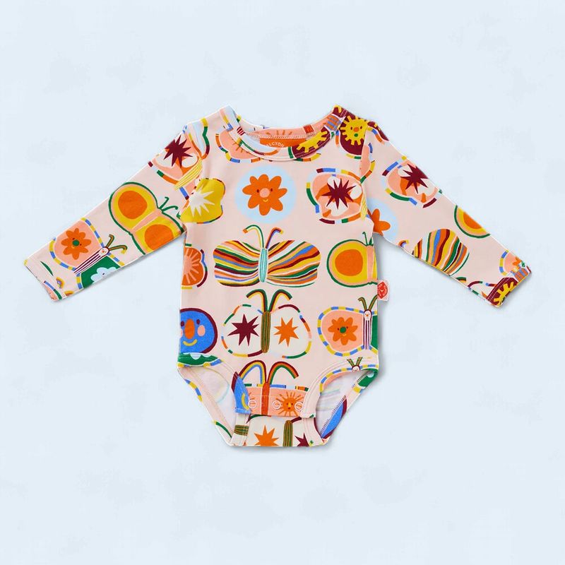 Baby Long Sleeve Bodysuit - Flutterby