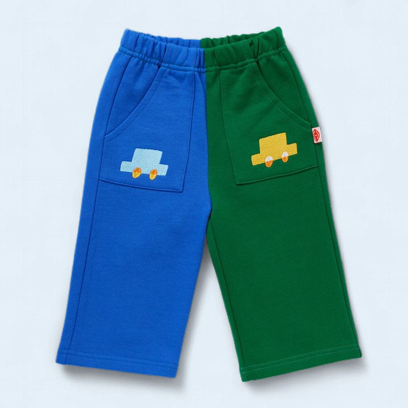 Baby Fleece Wide Pant - Beep Beep