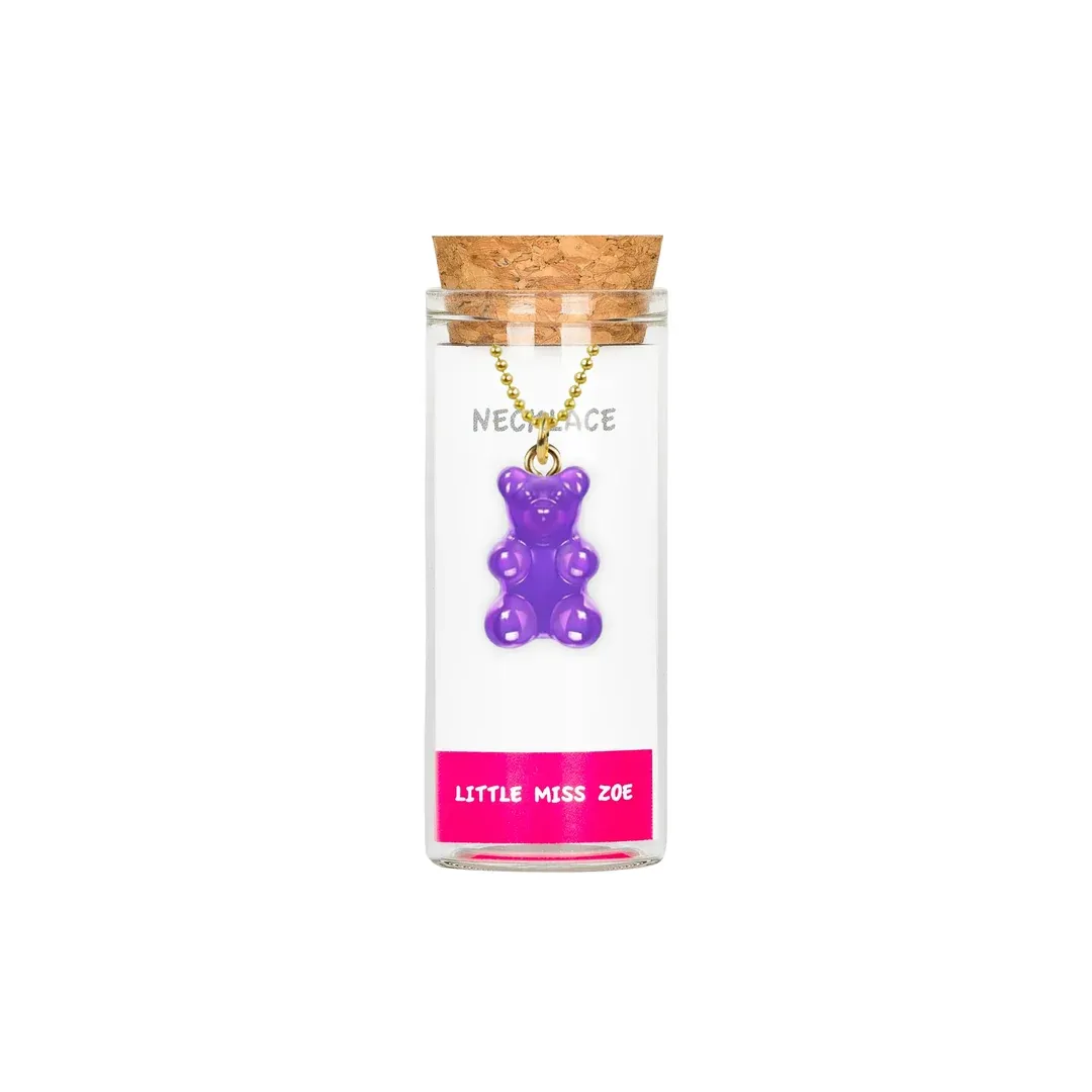 Necklace - Purple Gummy Bear