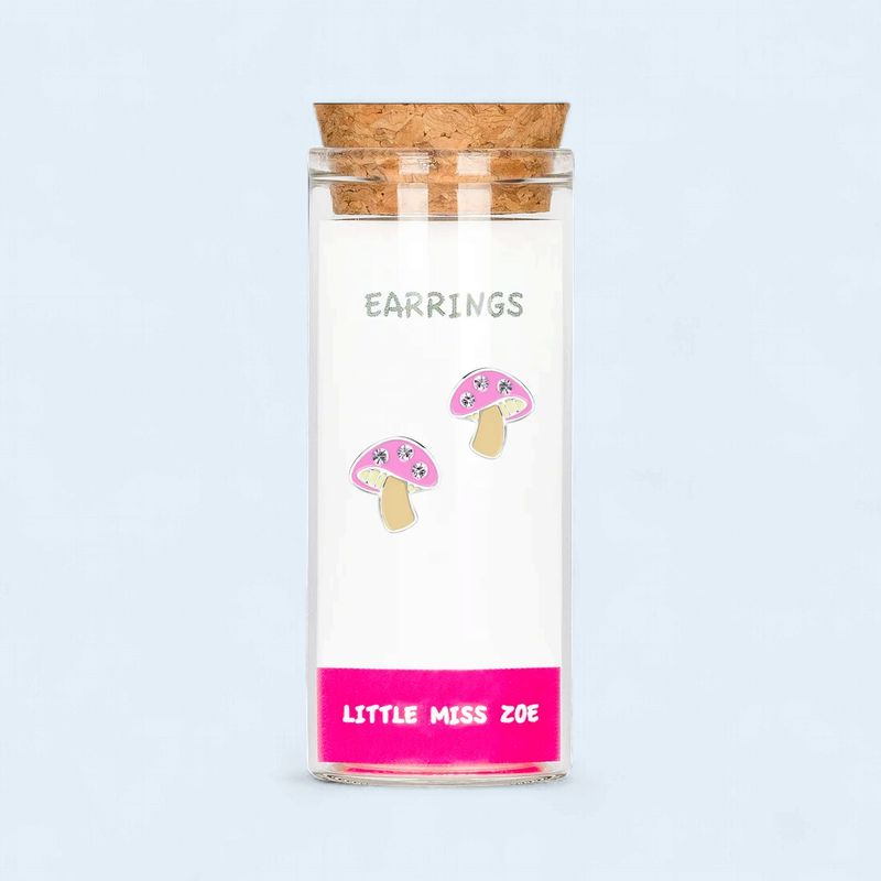 Kids Stud Earrings - Mushroom Stud