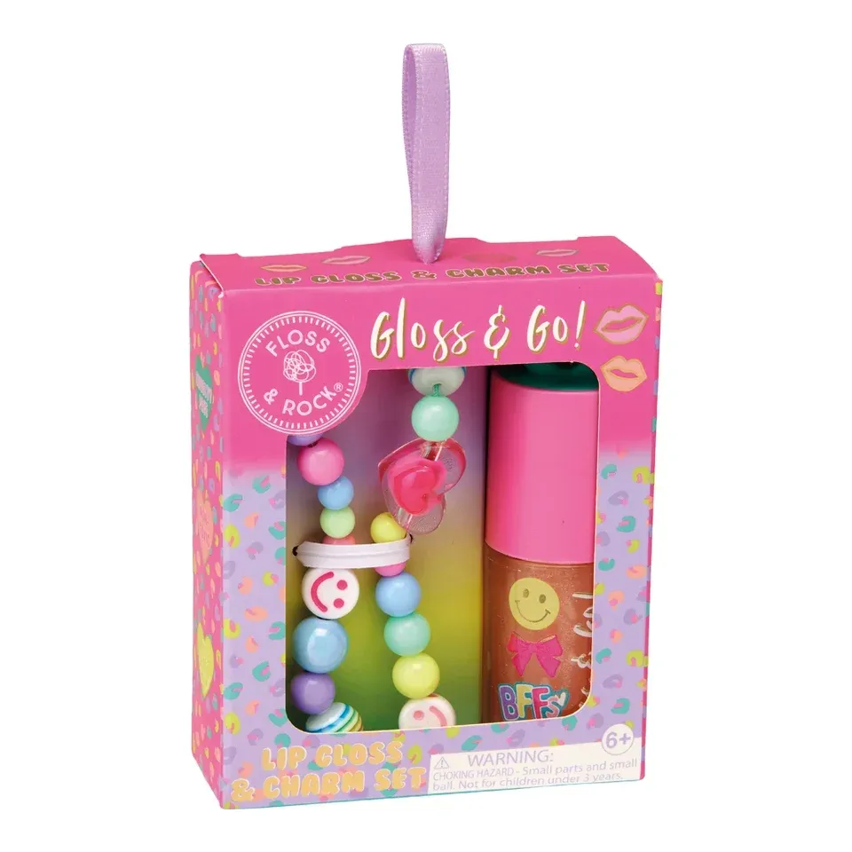 Lip Gloss &amp; Charm Set