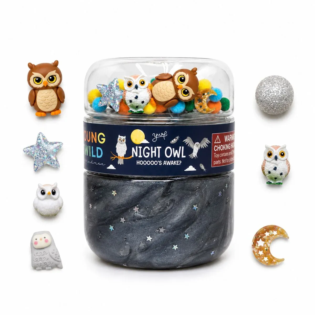 Grab &amp; Go Slime Jar - Night Owl