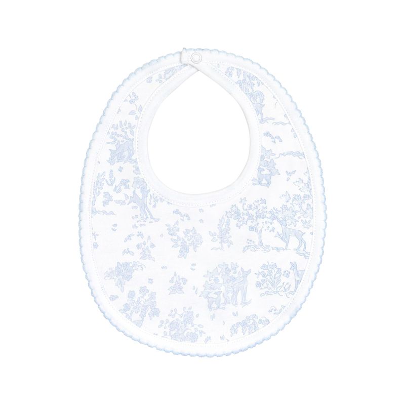 Pima Cotton Bib - Beautiful Fawn Blue
