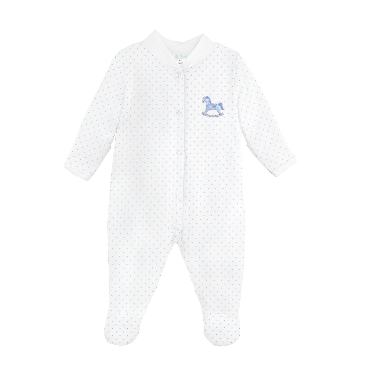 Pima Cotton Footed Onesie - Hobby Horse