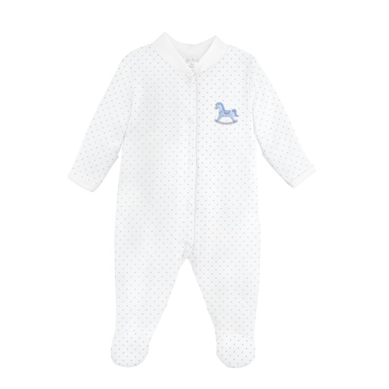 Pima Cotton Footed Onesie - Hobby Horse