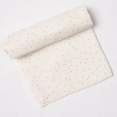 Swaddle - Apricot Dot