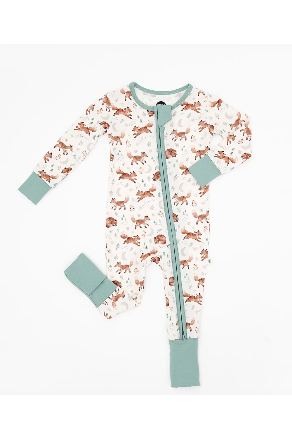 Baby Convertible Zip Pajama - Moonlit Fox