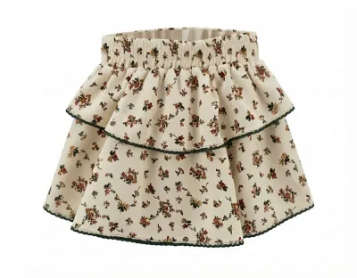 Parker Skort - Cream Vintage Floral