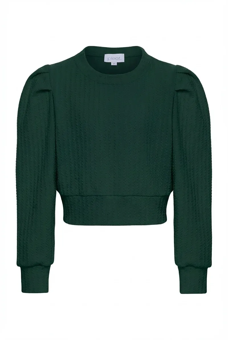 Jane Sweatshirt Textured - Hunter