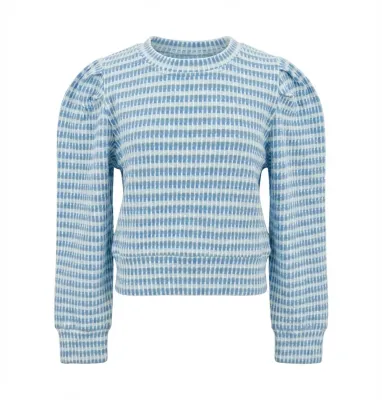Peyton Top - Glacier/Cream