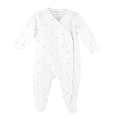 Baby Velour Petals Footie
