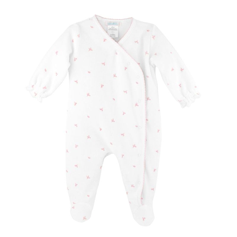 Baby Velour Petals Footie