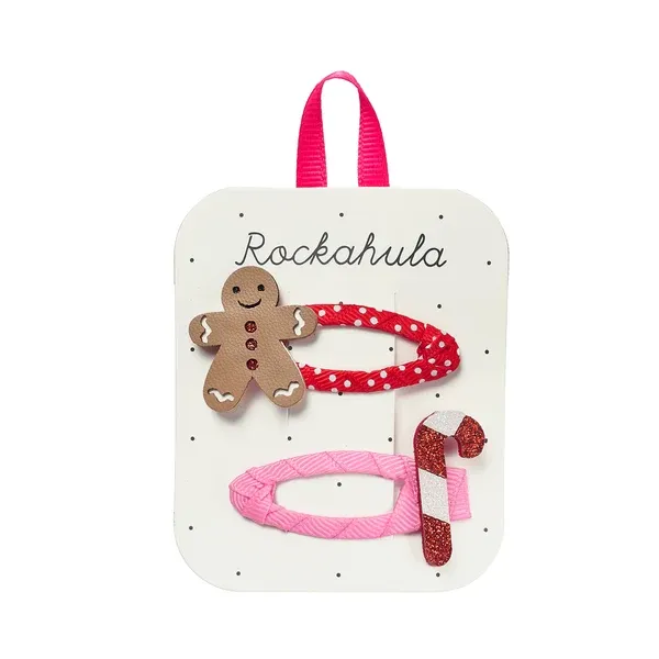 Jolly Gingerbread Man Clips
