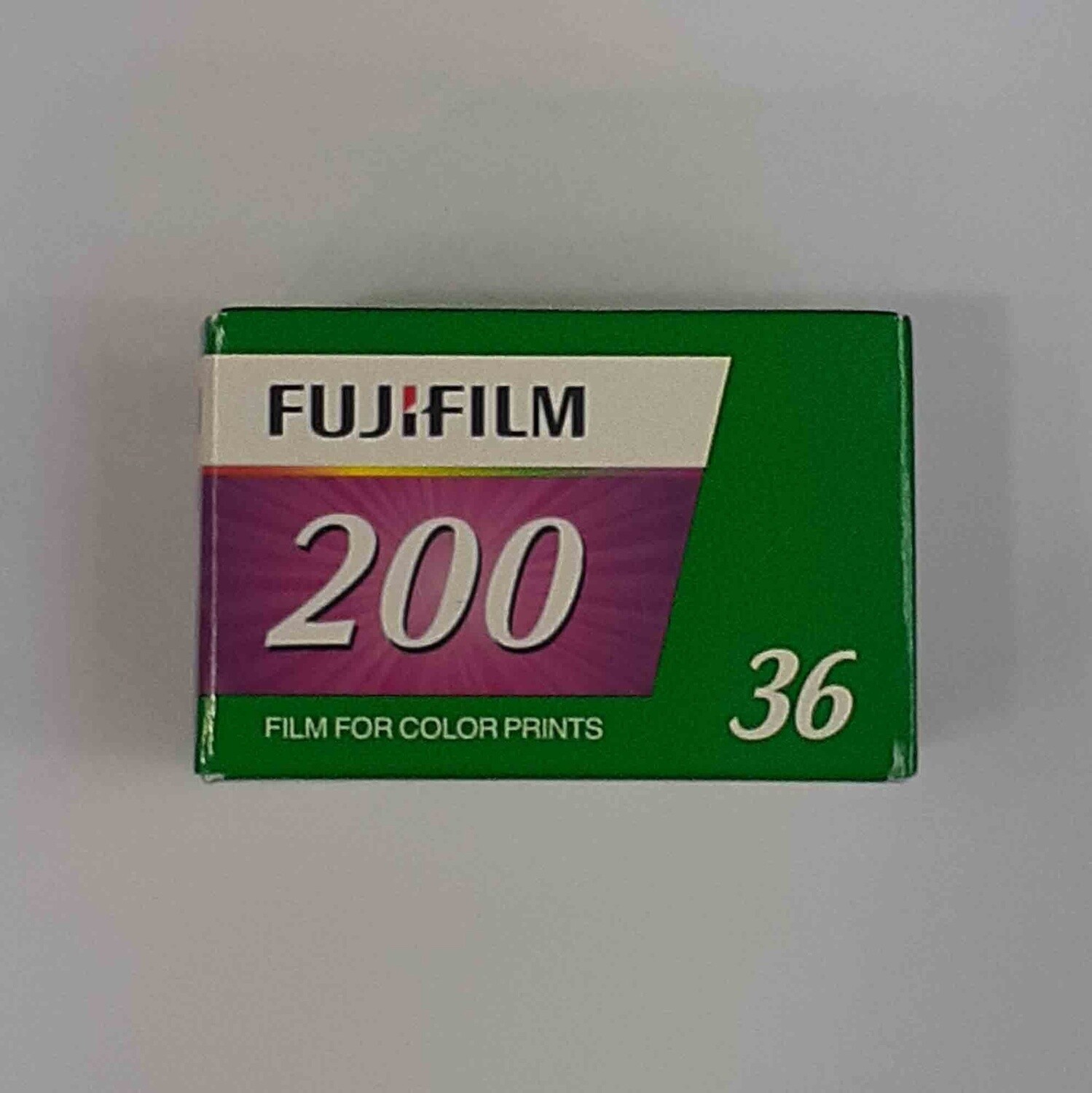 Fujifilm 200 36 exposure 35mm film.