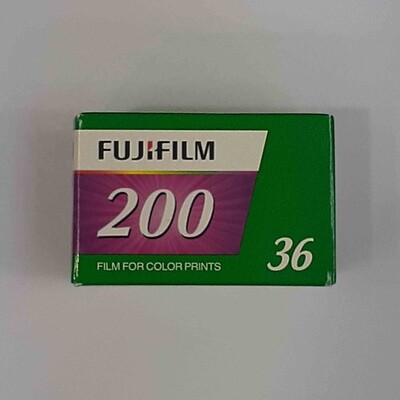 Fujifilm 200 36 exposure 35mm film.