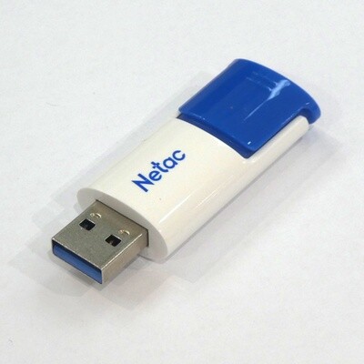 Netac Retractable 32gb Drive White / Blue