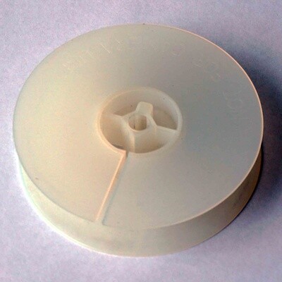 16mm film reel for 100ft of 16mm film.