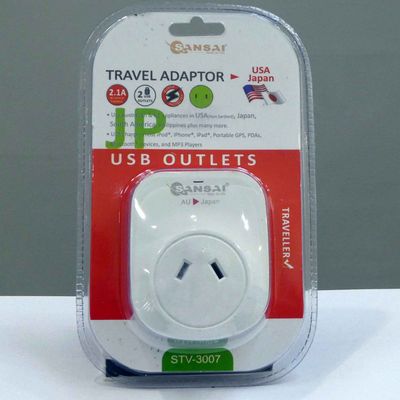 International travel adaptor for use in Japan.