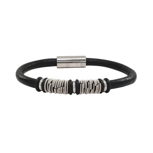 High Strung Wound Up Leather Bracelet - Staccato