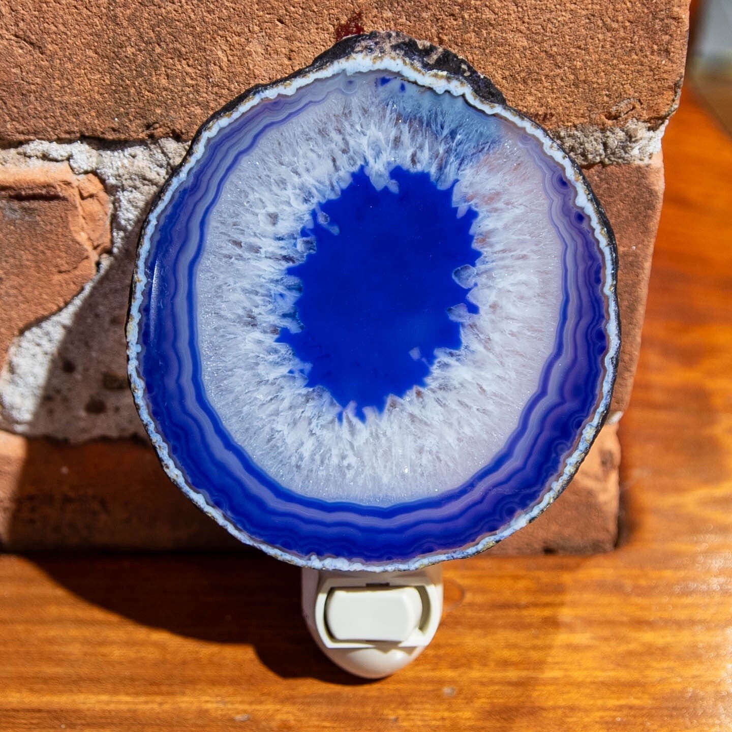 Stonewicks Medium Blue Agate Night Light