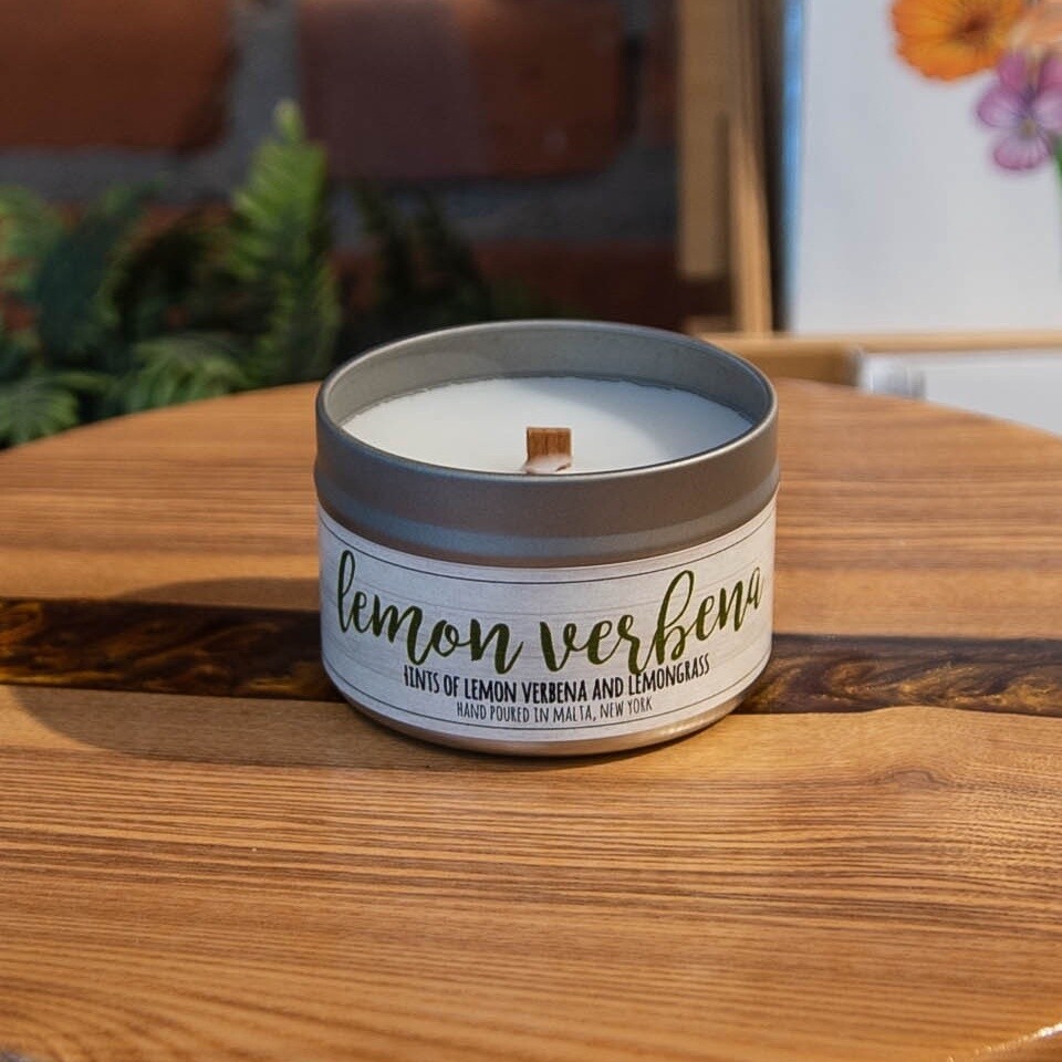A Thistle Moon Lemon Verbena Scented Candle - 4 oz