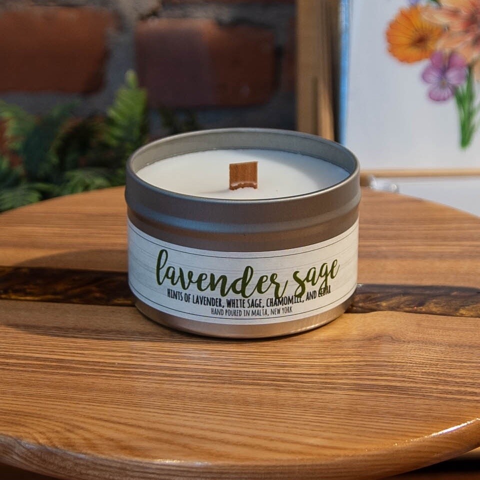 Thistle Lavender Sage Scented Candle - 8 oz